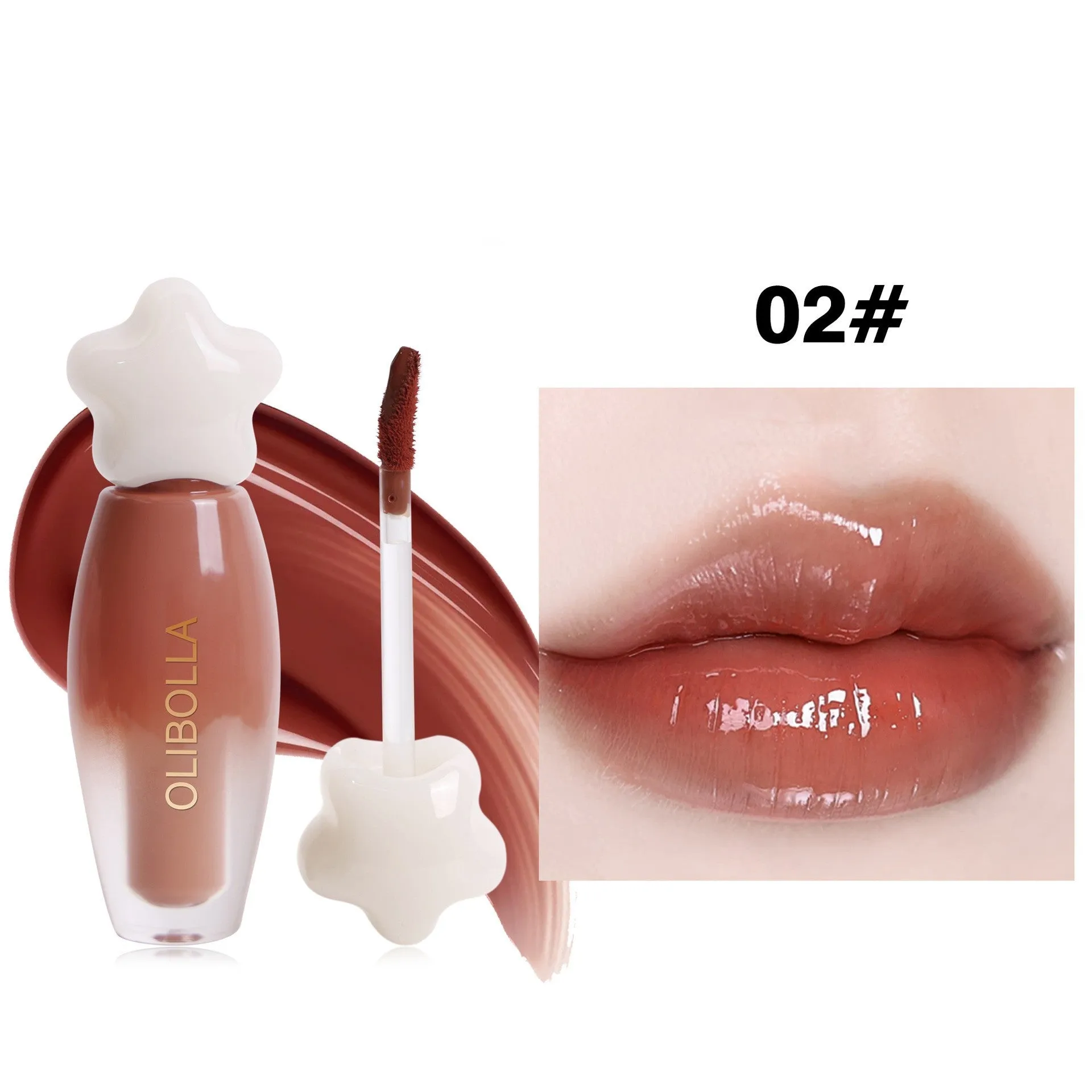 Moisturizing Light Mirror Lip Lacquer in one of six shades, 5ml tube with gloss finish