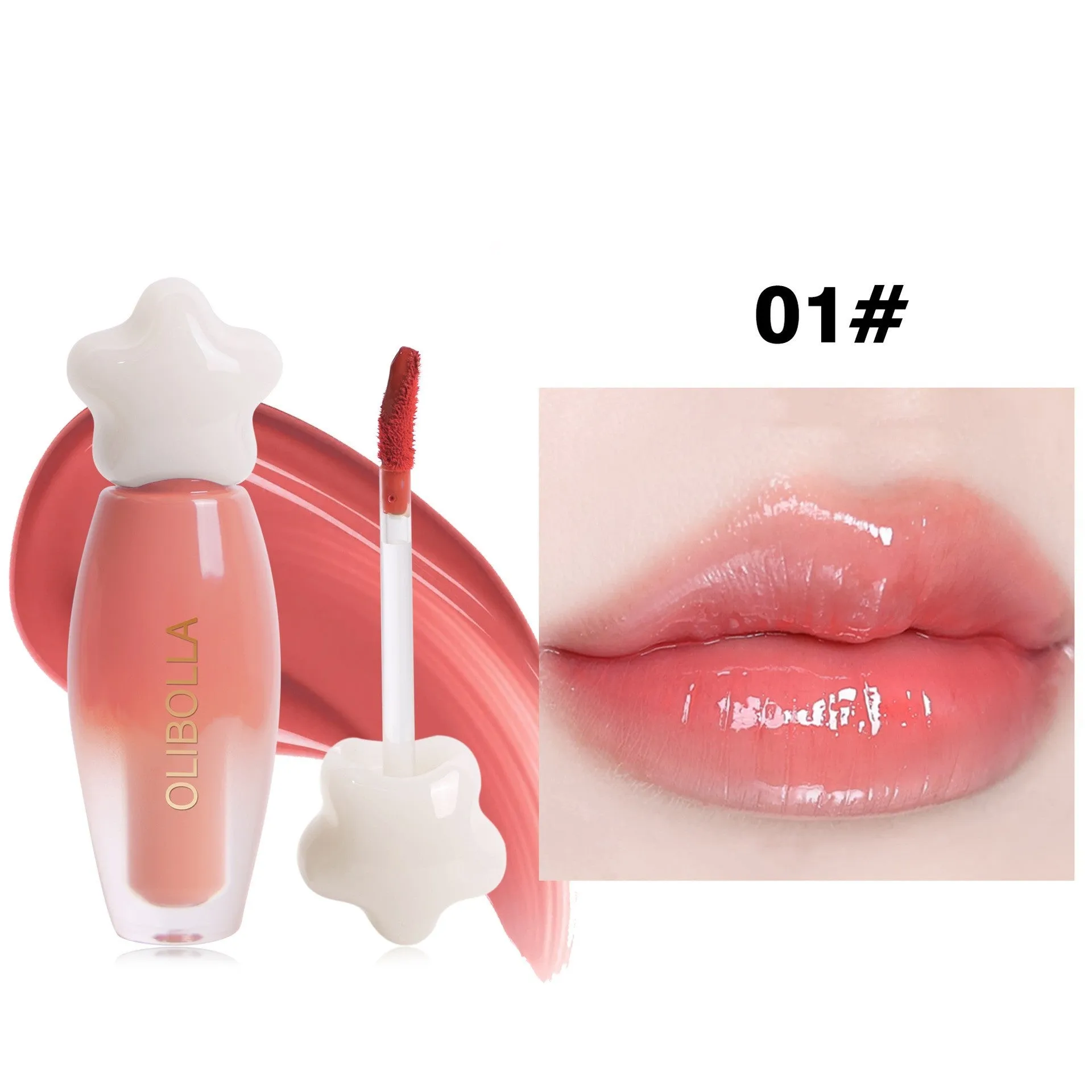 Moisturizing Light Mirror Lip Lacquer in one of six shades, 5ml tube with gloss finish