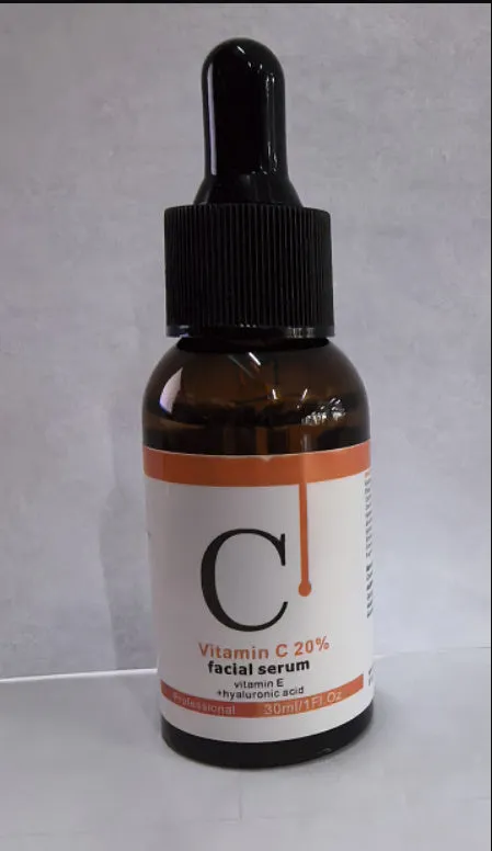 Vitamin C Facial Serum 30ml bottle with snow lotus extract for hydration