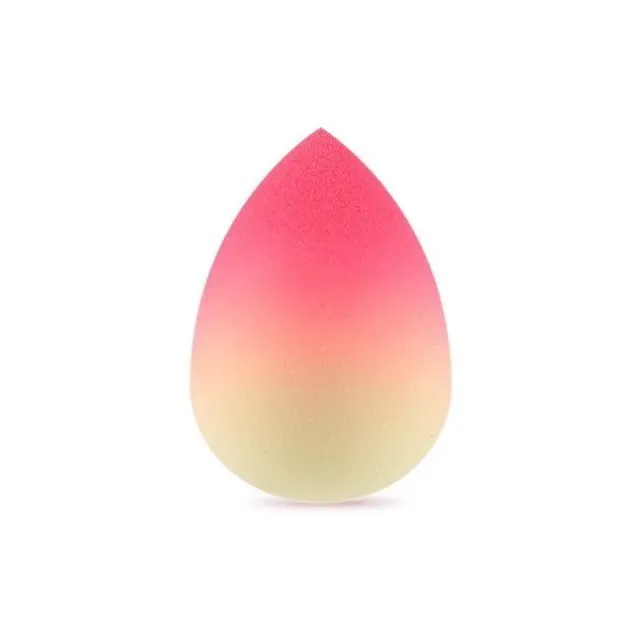 Peach Makeup Egg hydrophilic non-latex super soft air cushion sponge in gradient powder with drying rack