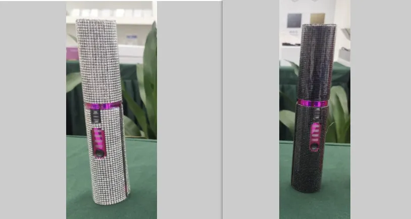 2-in-1 electric USB hair straightening brush with ceramic coating in green