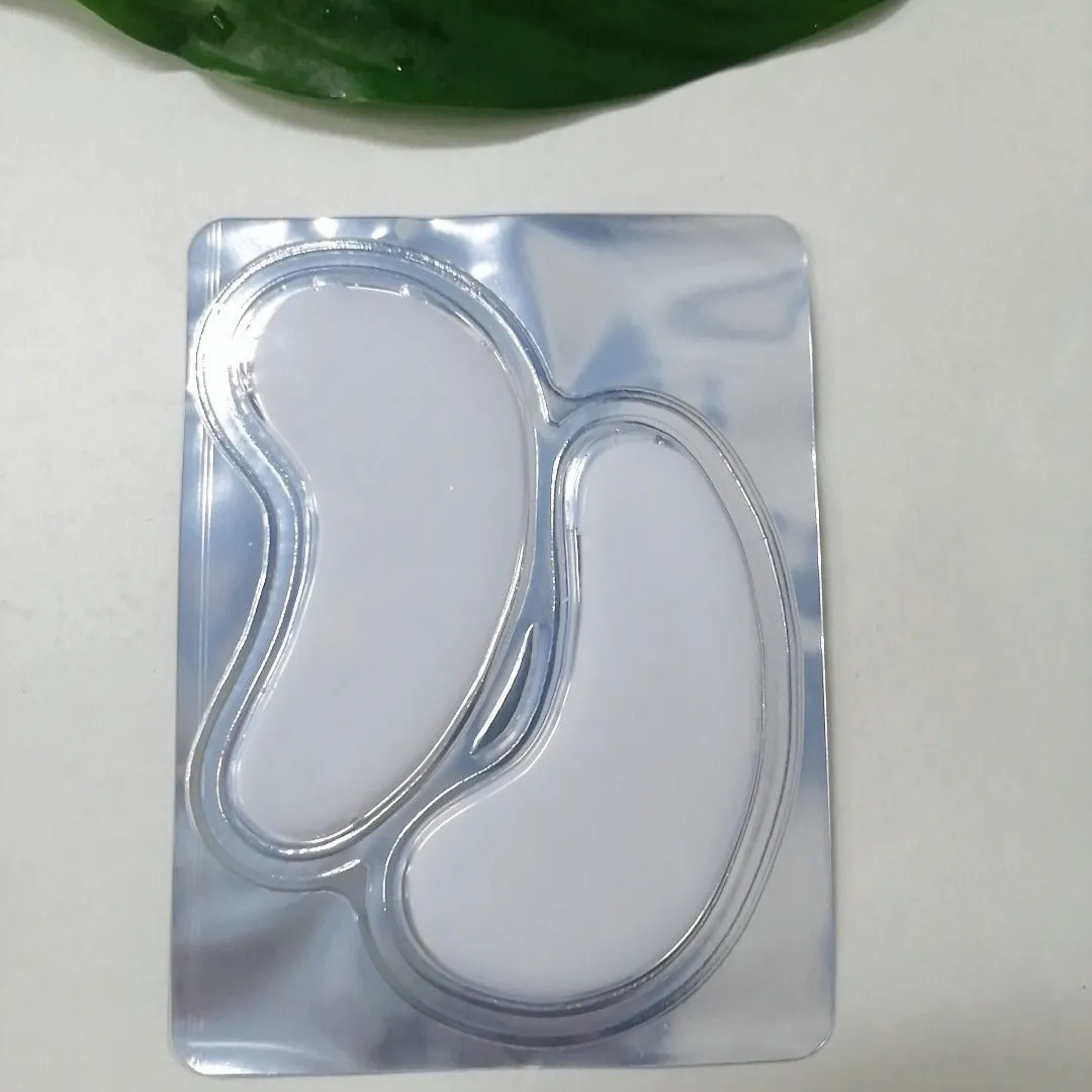 Crystal eye mask for fading wrinkles – collagen hydrating lifting firming patches in blue, for all skin types