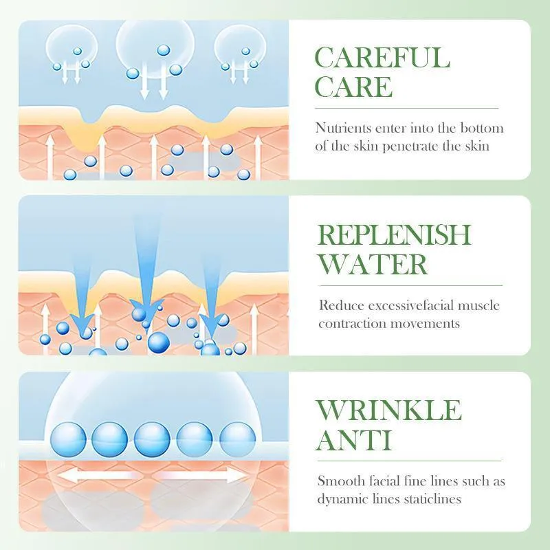 Moisturising Centella asiatica skin care set with six products including cleanser toner lotion eye cream and face cream