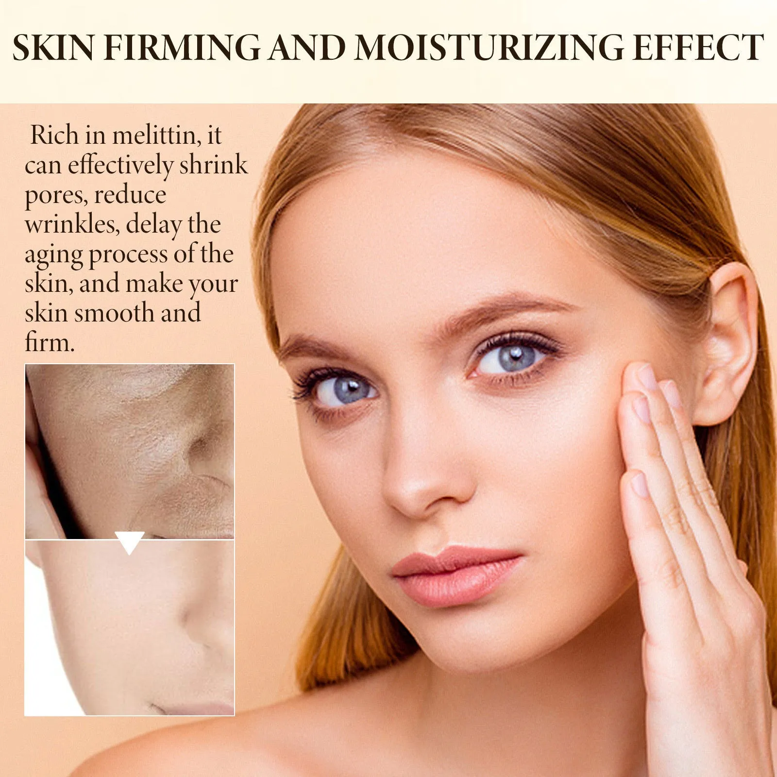 OUHOE Bee Firming Cream 30g hydrating nourishing face cream pot