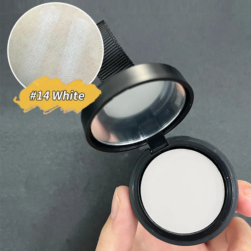 Hairline powder container for shadow repair with universal skin type application