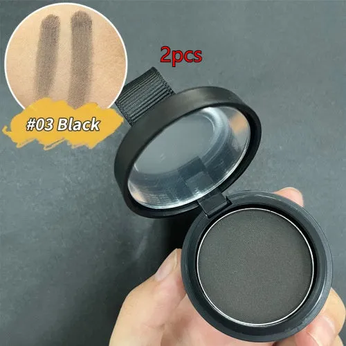 Hairline powder container for shadow repair with universal skin type application