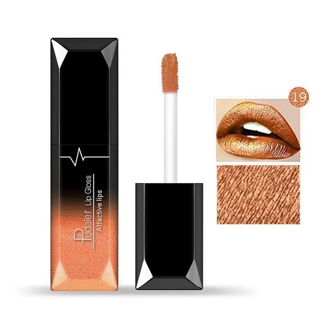 8ml matte lip gloss with 21 colour options, long-lasting waterproof finish in a tube