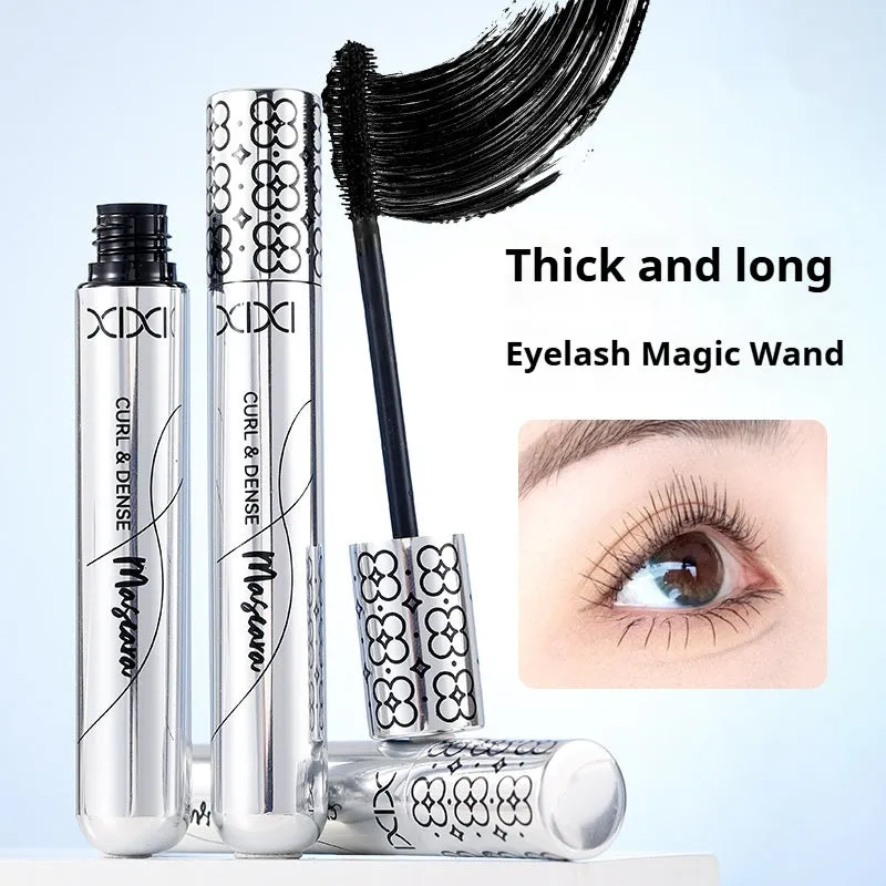 Black natural long curling mascara tube for daily lash definition