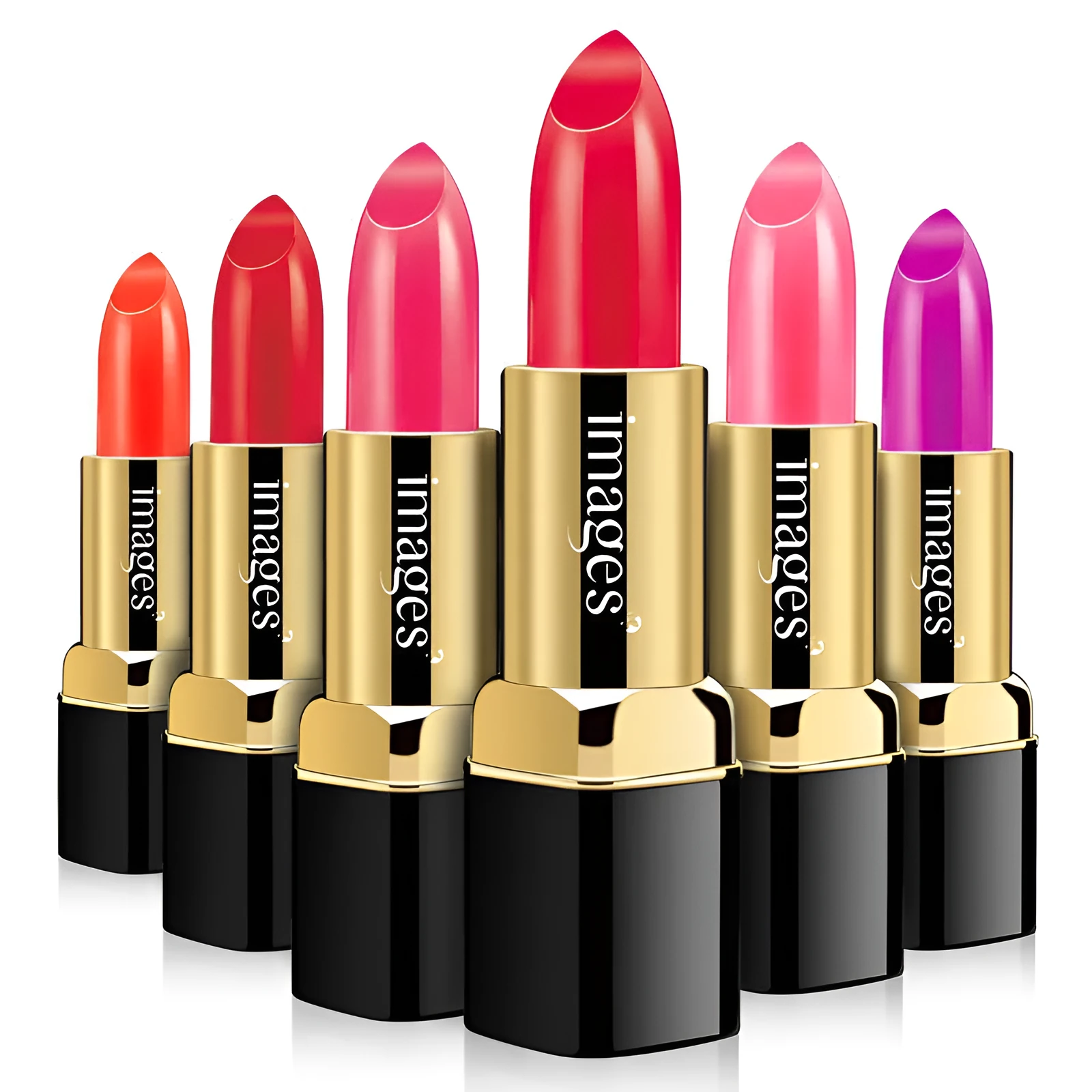 Moisturising lipstick in classic red shade 3.8g carnauba wax beeswax vitamin E