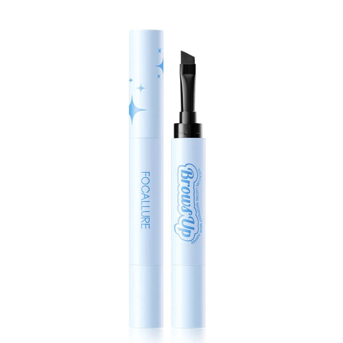 2 in 1 eyebrow gel cream pencil in three colours with brush for waterproof long-lasting natural brows