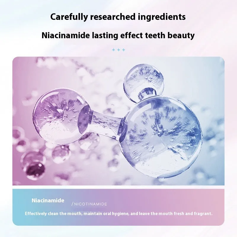 Diouni nicotinamide dazzling white toothpaste 100g for adult teeth whitening and oral cleaning