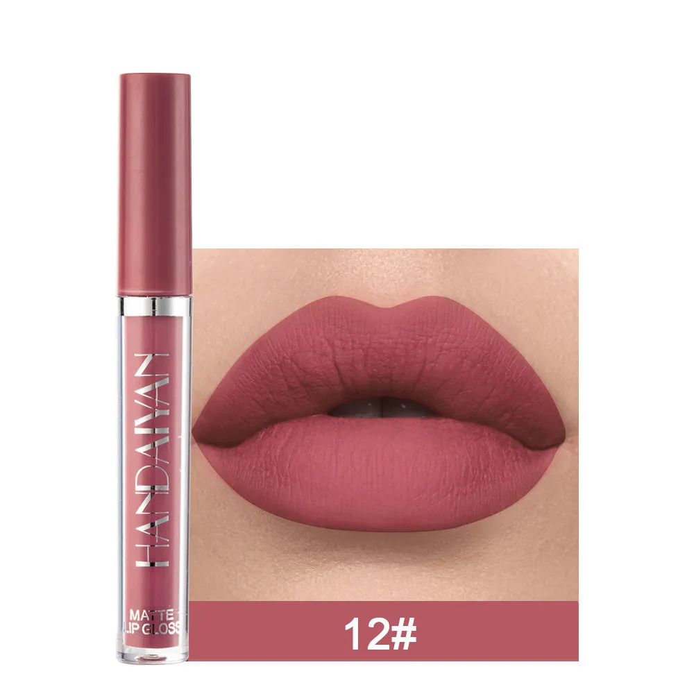 HANDAIYAN matte non-stick cup lip gloss 2.5ml non-fading liquid lipstick colour options