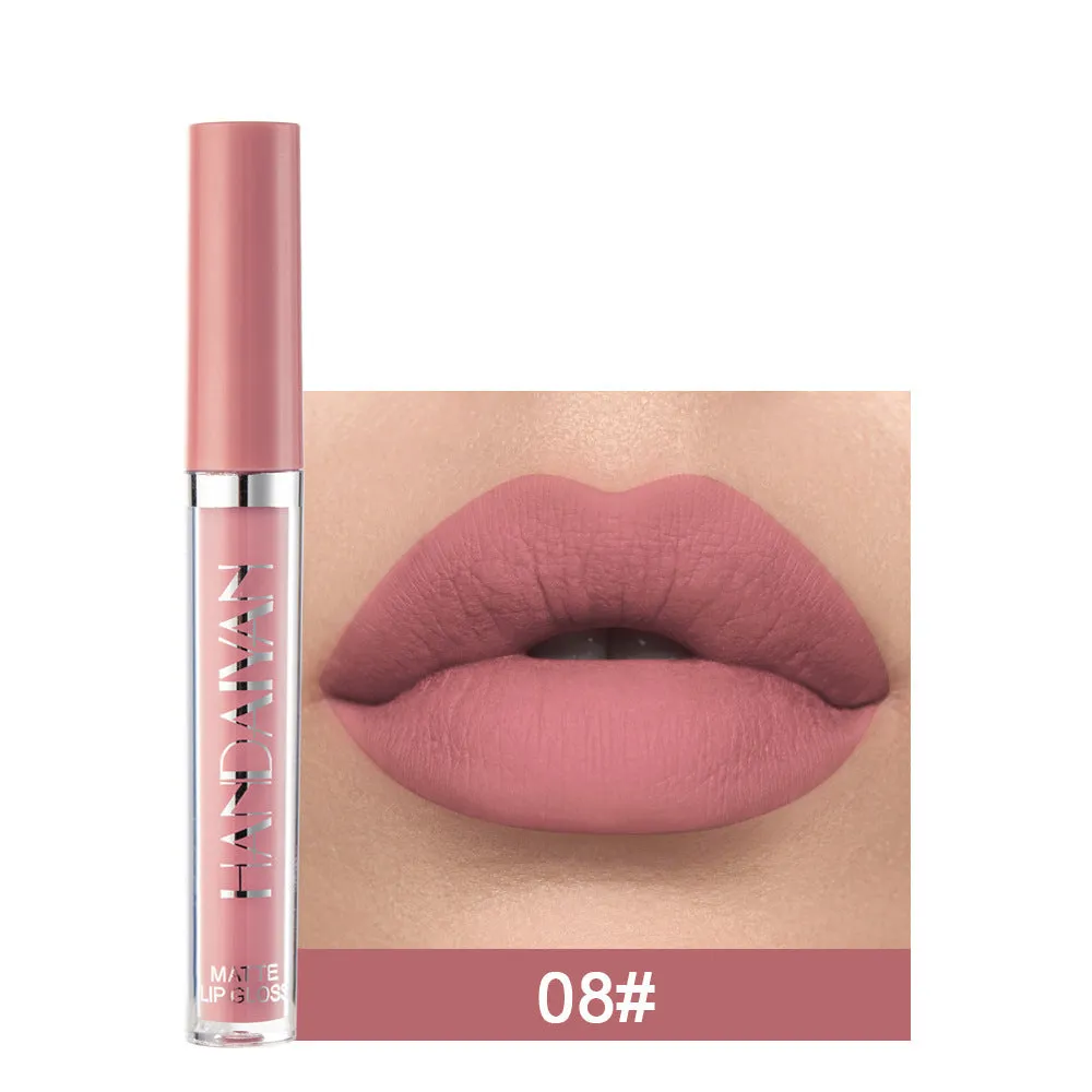 HANDAIYAN matte non-stick cup lip gloss 2.5ml non-fading liquid lipstick colour options