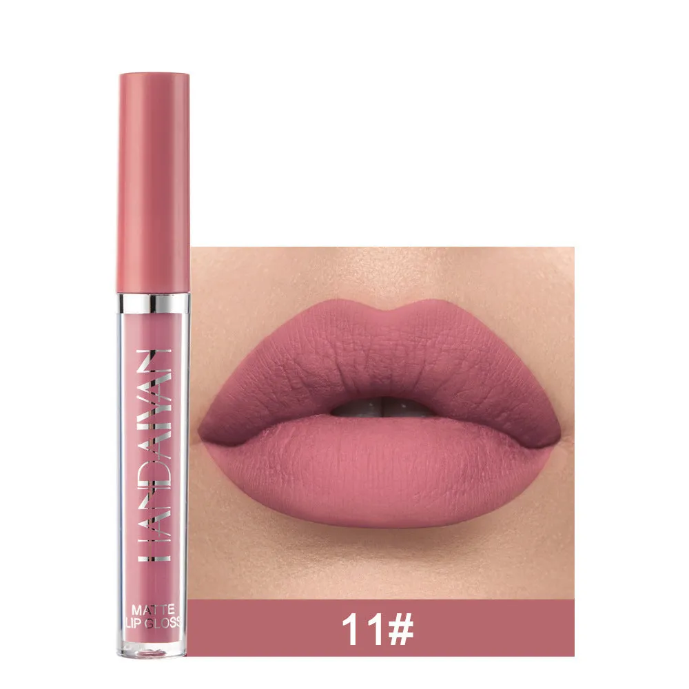 HANDAIYAN matte non-stick cup lip gloss 2.5ml non-fading liquid lipstick colour options