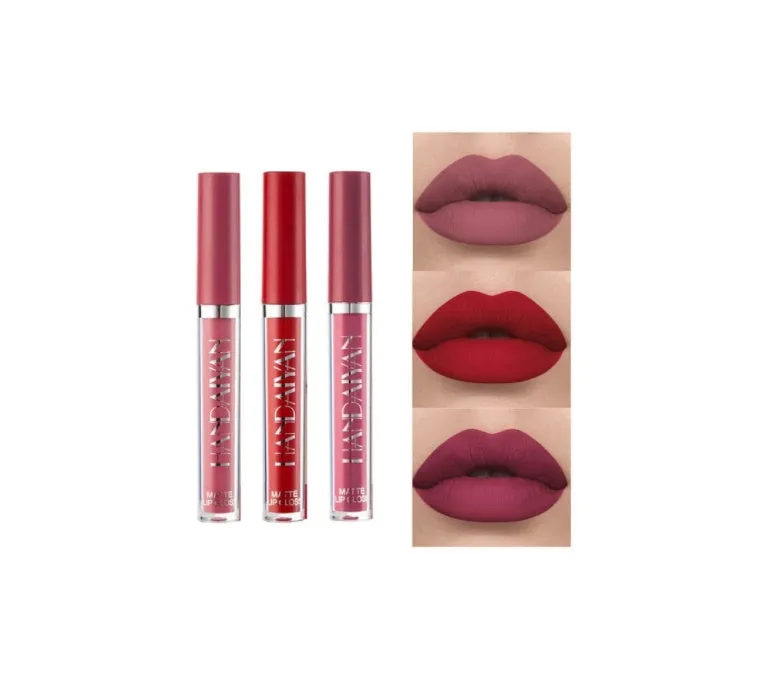 HANDAIYAN matte non-stick cup lip gloss 2.5ml non-fading liquid lipstick colour options