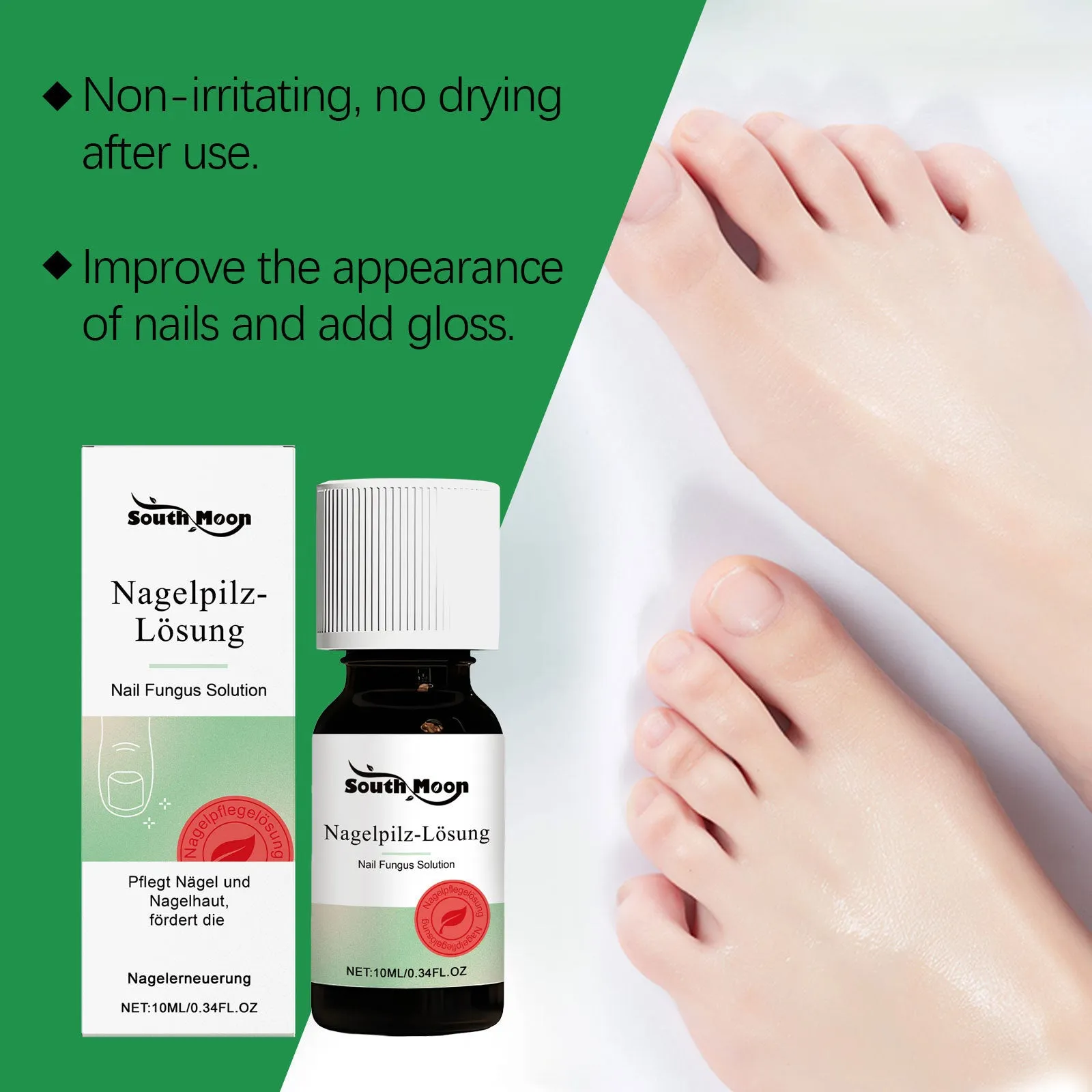 10ml nail care essence bottle with tea tree oil and eucalyptus for daily moisturising nail maintenance