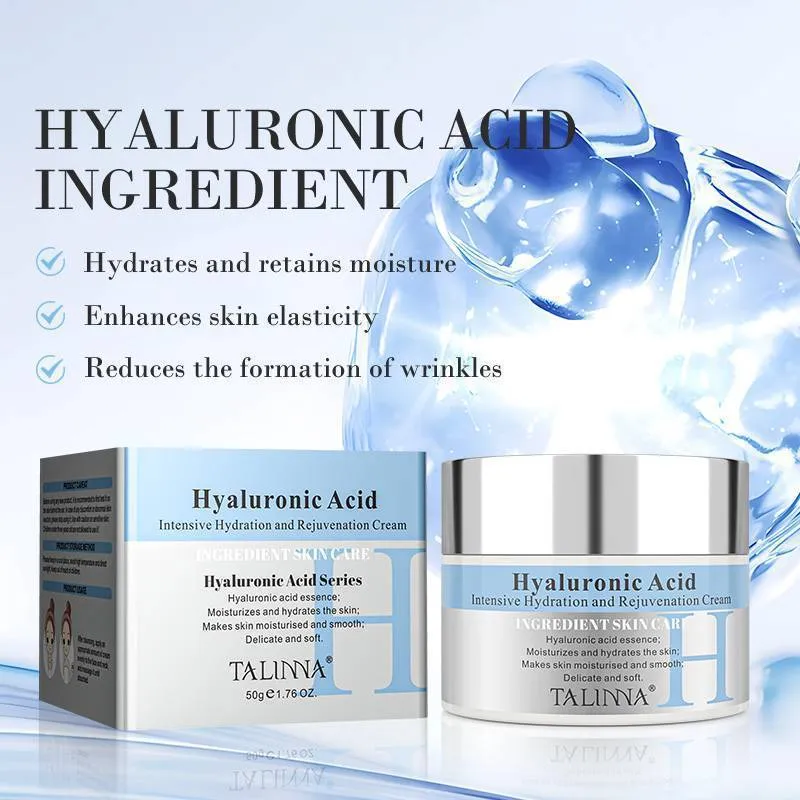 Rice Puree Moisturizing Cream with Hyaluronic Acid in a 50ml jar, three variants available