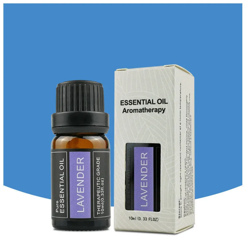 10ml essential oil bottle with single plant distilled fragrance, suitable for home car hotel use, multiple scents available