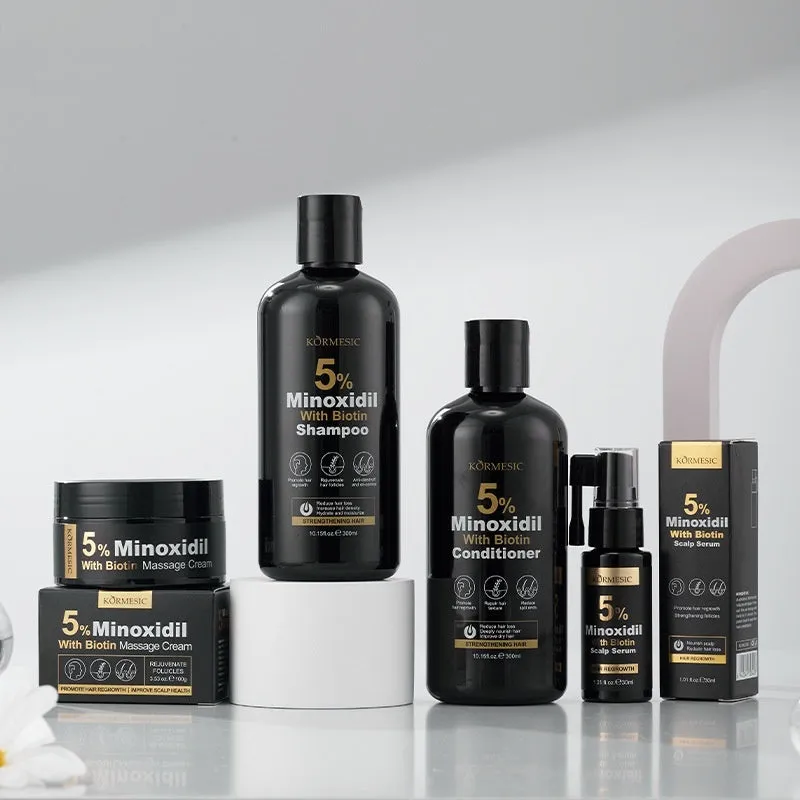 Creative Household 5 Minoxidil Shampoo 300ml bottle for thinning hair care and scalp nourishment