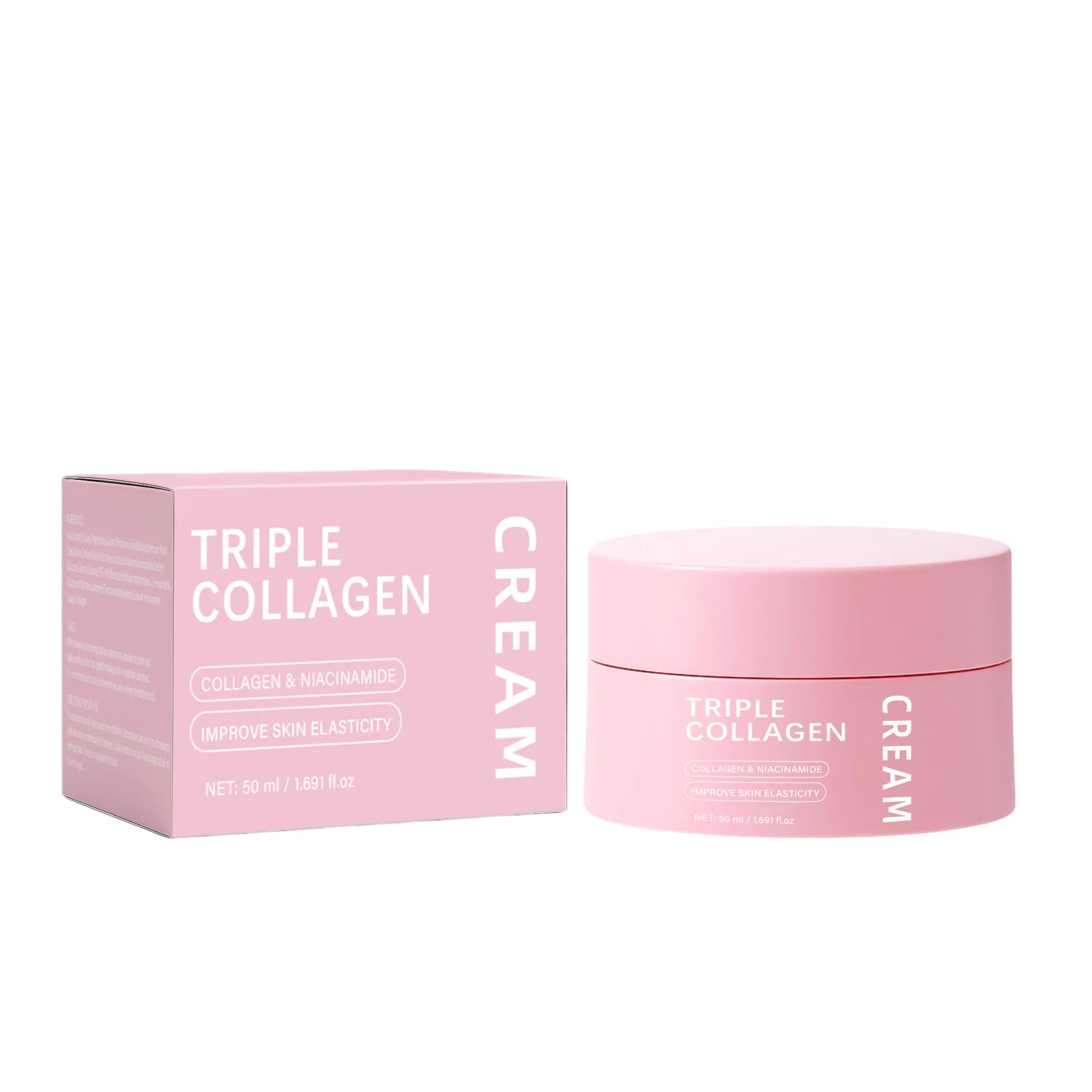 Triple Collagen Egg White Icing face cream 50ml neutral package front view