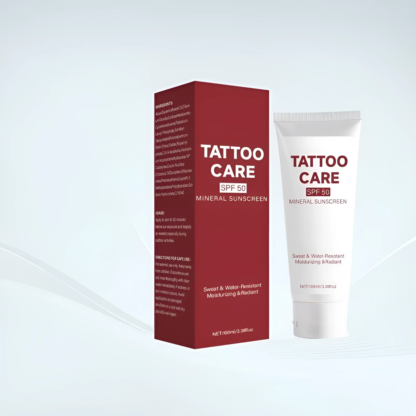Tattoo Care Protection Makeup Primer SUNSCREEN 100ml bottle isolation cream makeup base