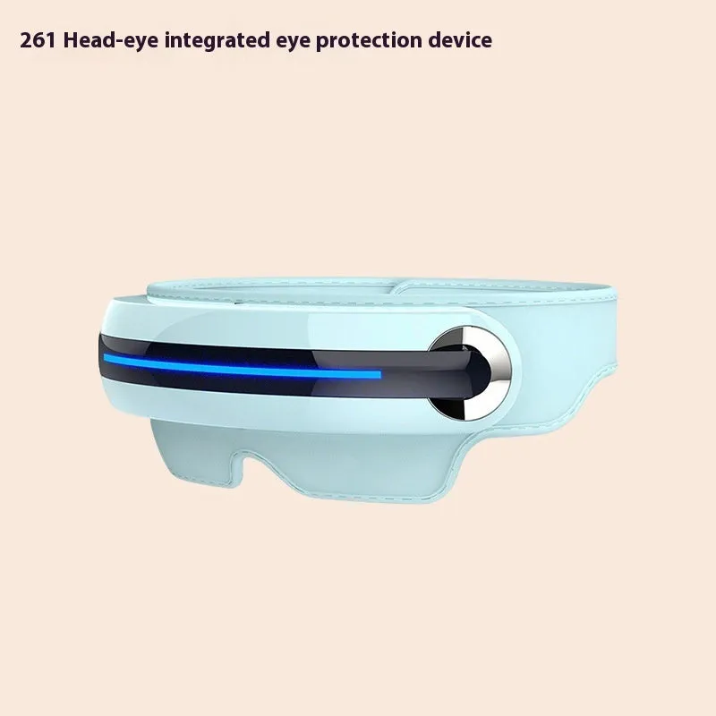 Rechargeable eye care machine with smart massage hot compress steam folding design ABS silicone