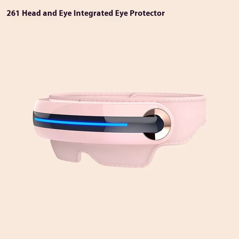 Rechargeable eye care machine with smart massage hot compress steam folding design ABS silicone