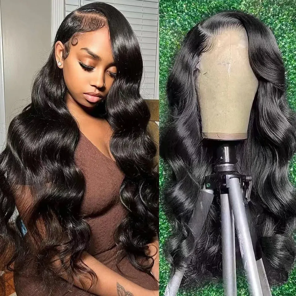 Women's lace front wig in medium curly high temperature fibre, available in multiple colours and 12-32 inch lengths