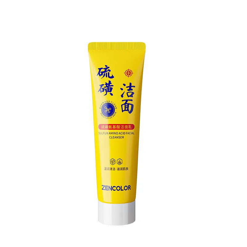 Sulfur Facial Cleanser 30g deep cleansing moisturising mild non-irritating in plastic pack