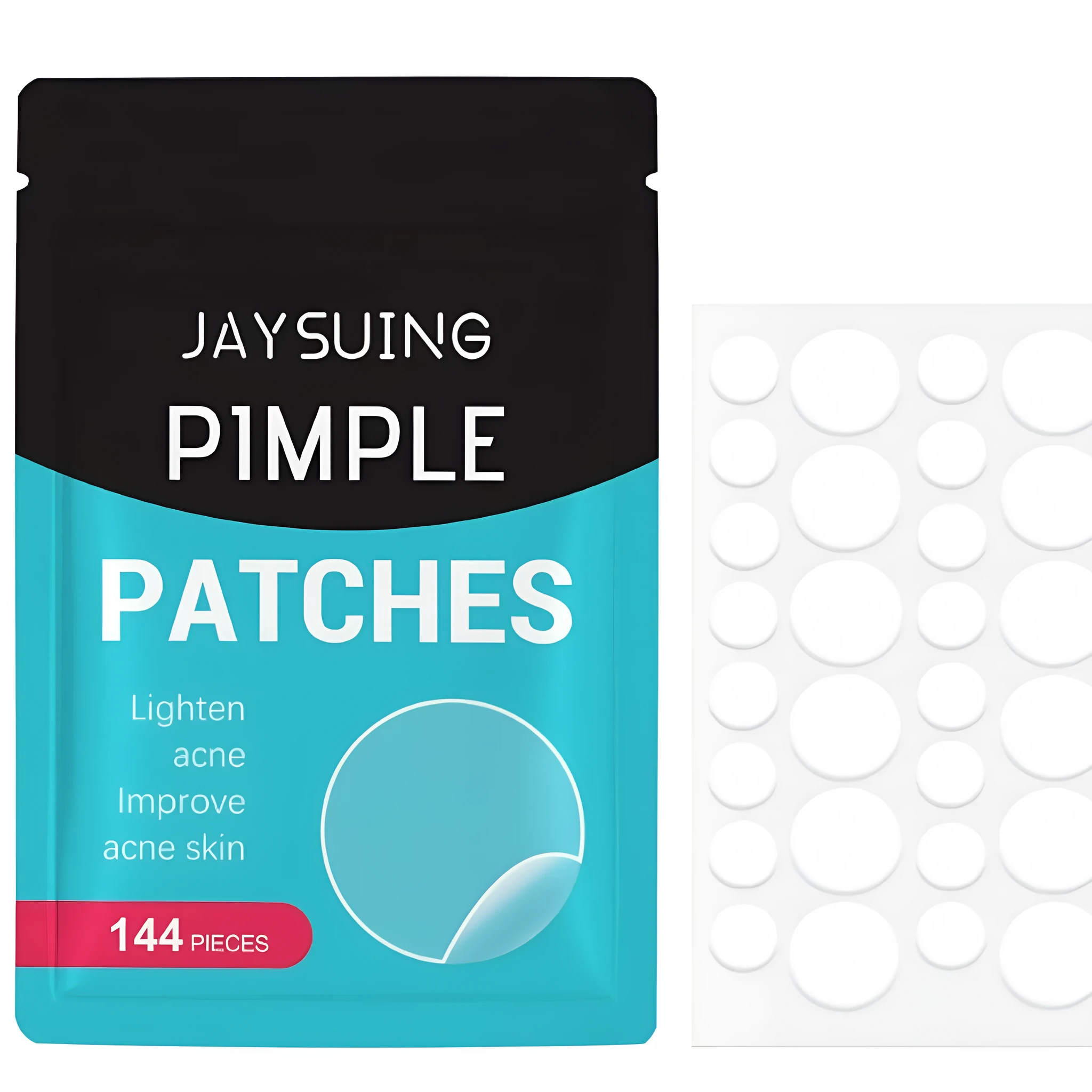 Tea tree oil acne patch pack of 144 pieces for facial blemish treatment
