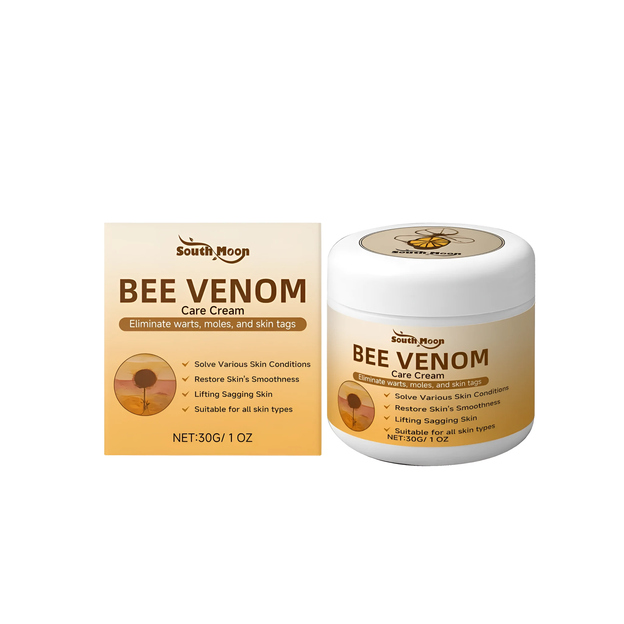 Tightening cream 30g tube with bee venom and tea tree oil ingredient list