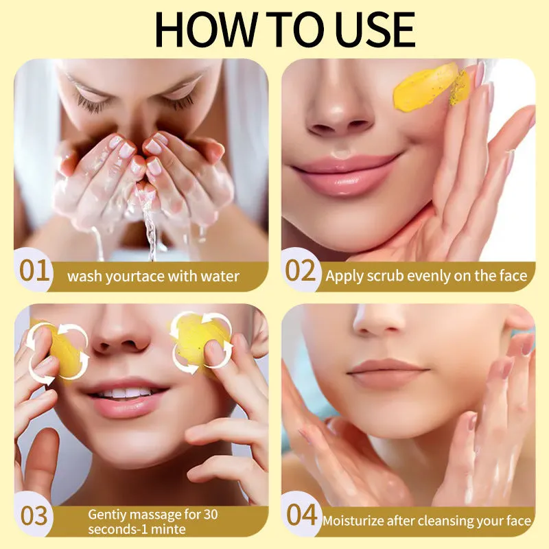 Turmeric Vitamin C exfoliating pore deep cleansing hydrating smear mask 150ml for mixed skin