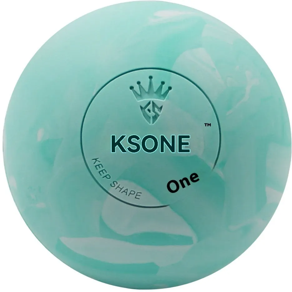 Solid camouflage rubber yoga massage ball for sports recovery in green