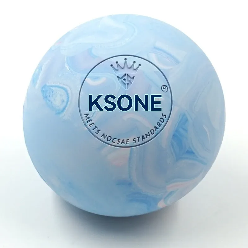 Solid camouflage rubber yoga massage ball for sports recovery in green