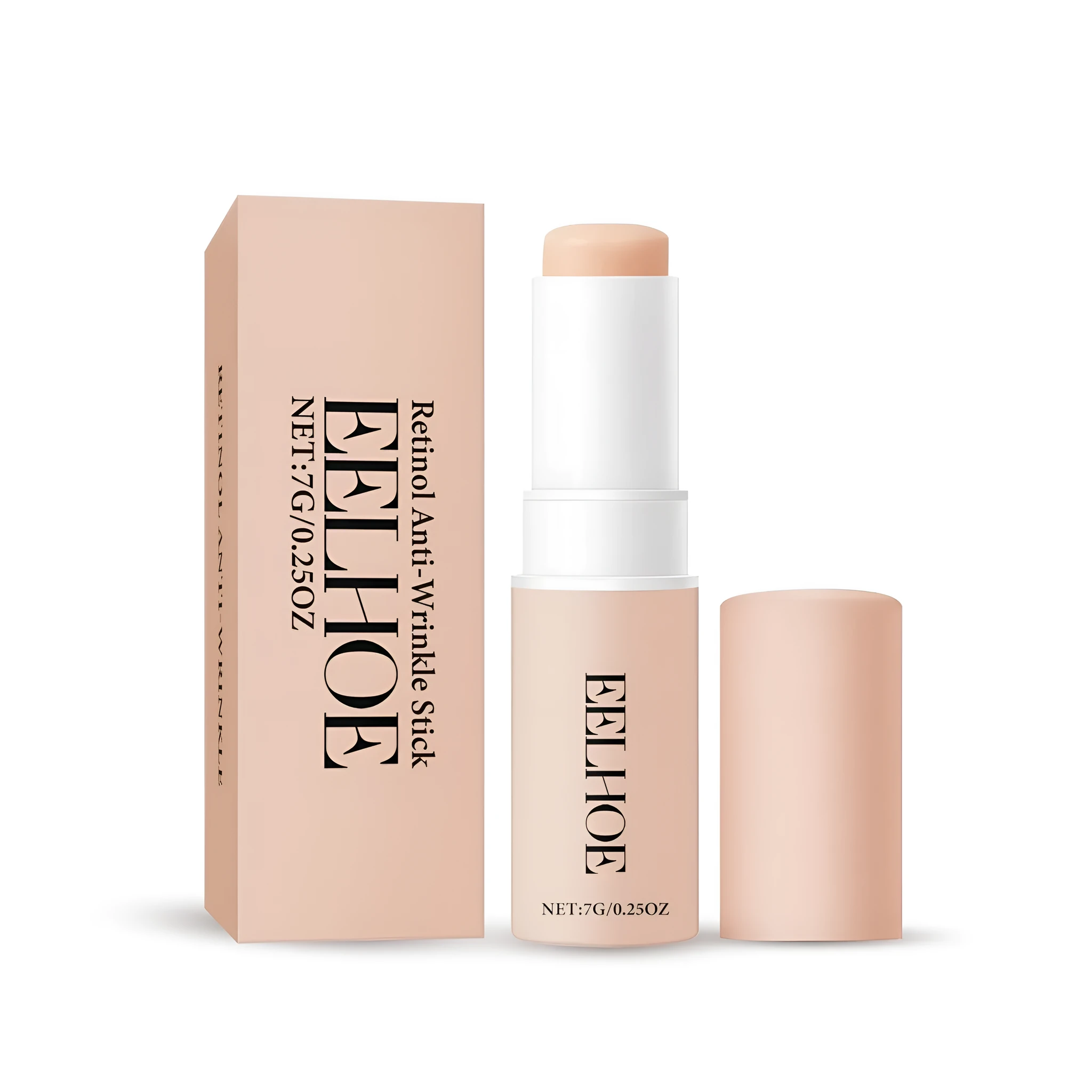 Retinol anti-wrinkle stick 7g with hyaluronic acid and vitamin E, twist-up design
