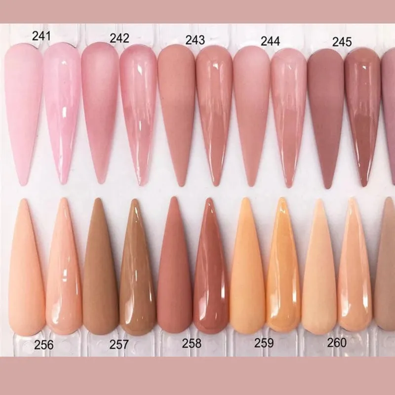 50g bulk bare methacrylic acid acrylic powder set with 20 colour options for nail manicure