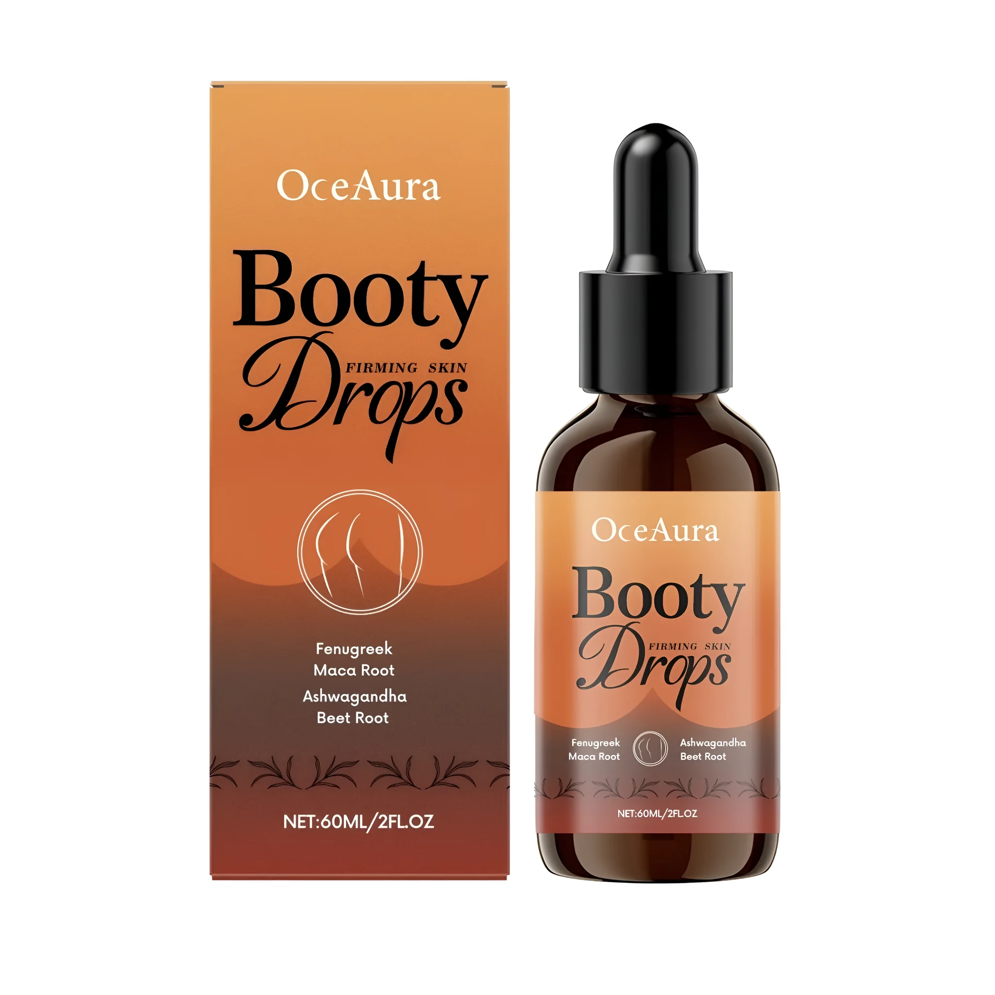 Hip Lifting Fluid 60ml bottle – butt enhancement serum with fenugreek and beet root extracts