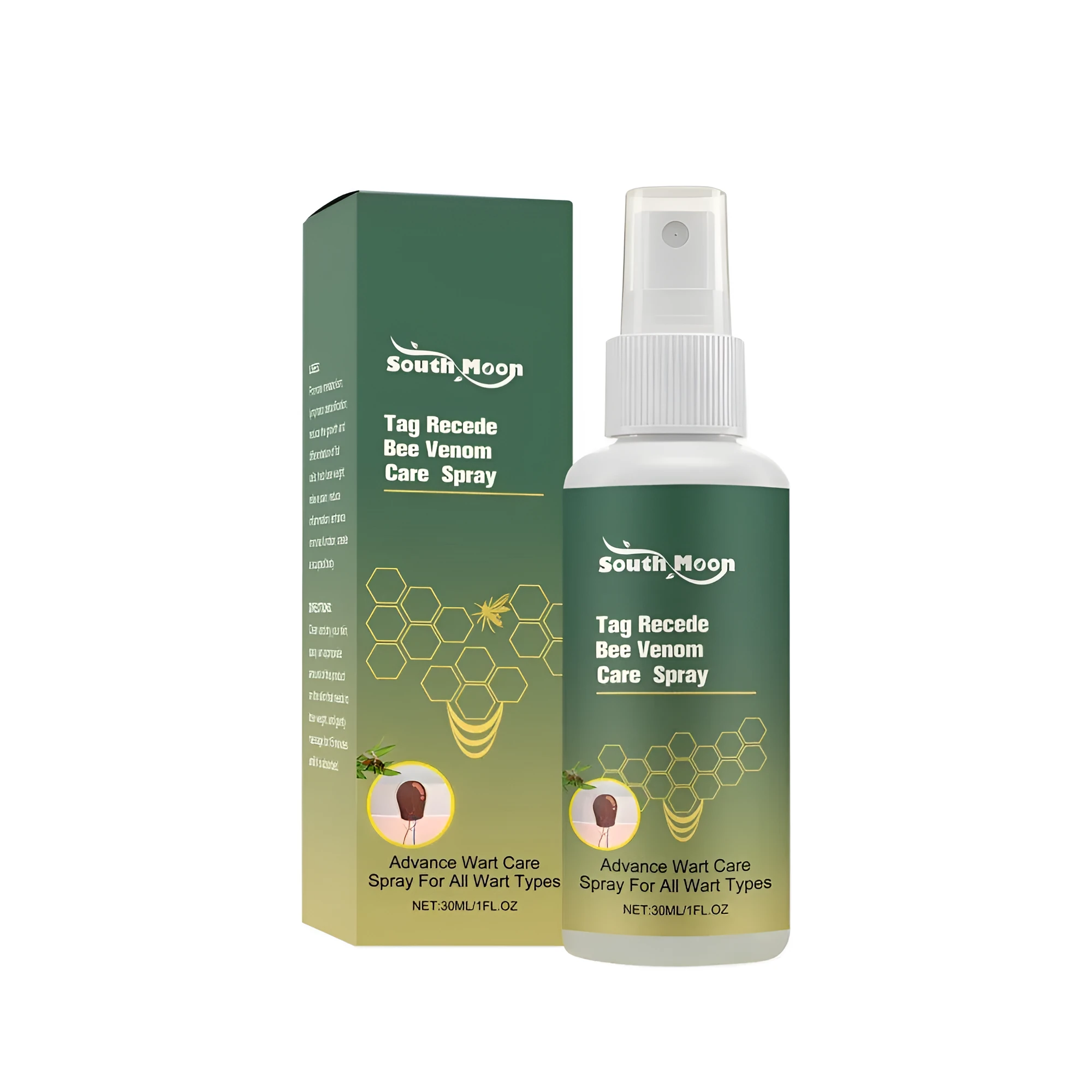 Local Cleansing Spray 30ml spray bottle with menthol and bee venom active ingredients
