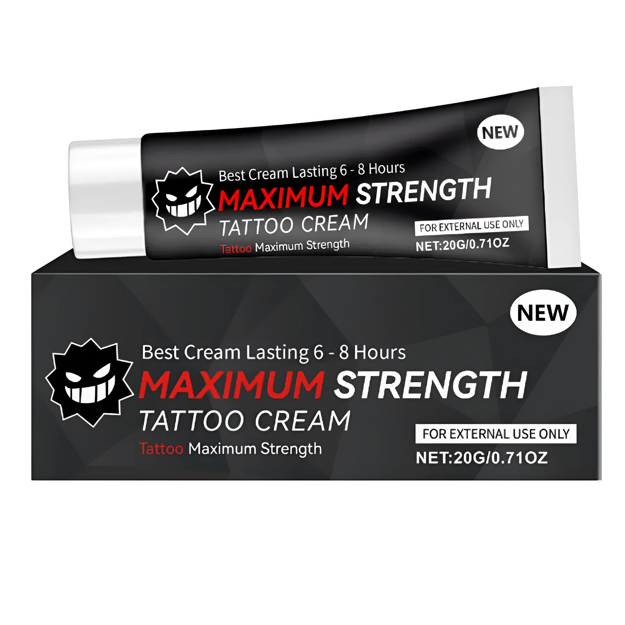 Tattoo care gel 20g tube with aloe vera and vitamin E for tattoo aftercare