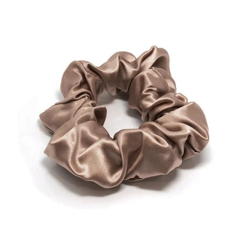 Mulberry silk women's hairband in simple style, available in 16 colours, size 7.5 x 7.5 x 6cm