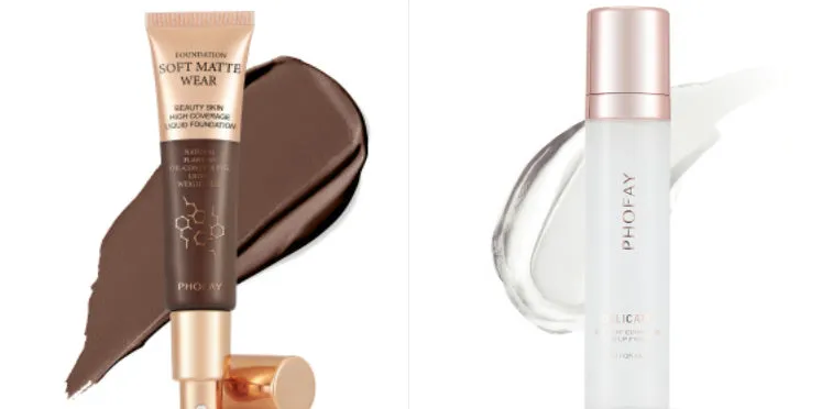 PHOFAY Full Coverage Foundation 30ml bottle with oil-controlling lightweight formula