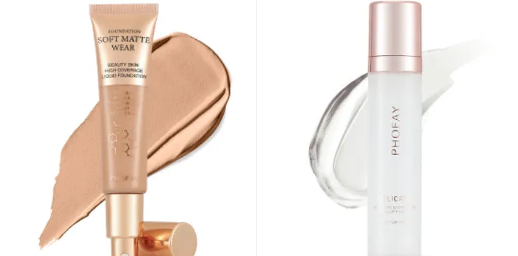 PHOFAY Full Coverage Foundation 30ml bottle with oil-controlling lightweight formula