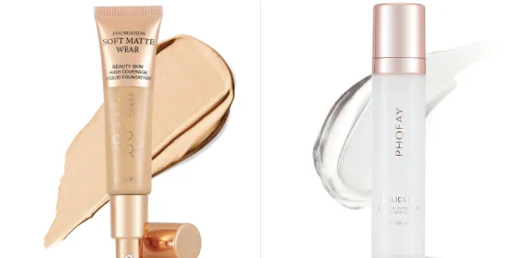 PHOFAY Full Coverage Foundation 30ml bottle with oil-controlling lightweight formula