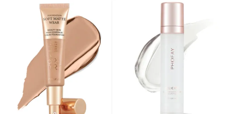 PHOFAY Full Coverage Foundation 30ml bottle with oil-controlling lightweight formula