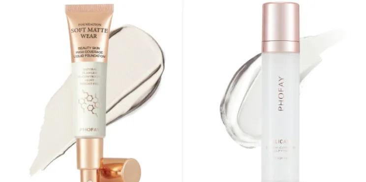 PHOFAY Full Coverage Foundation 30ml bottle with oil-controlling lightweight formula