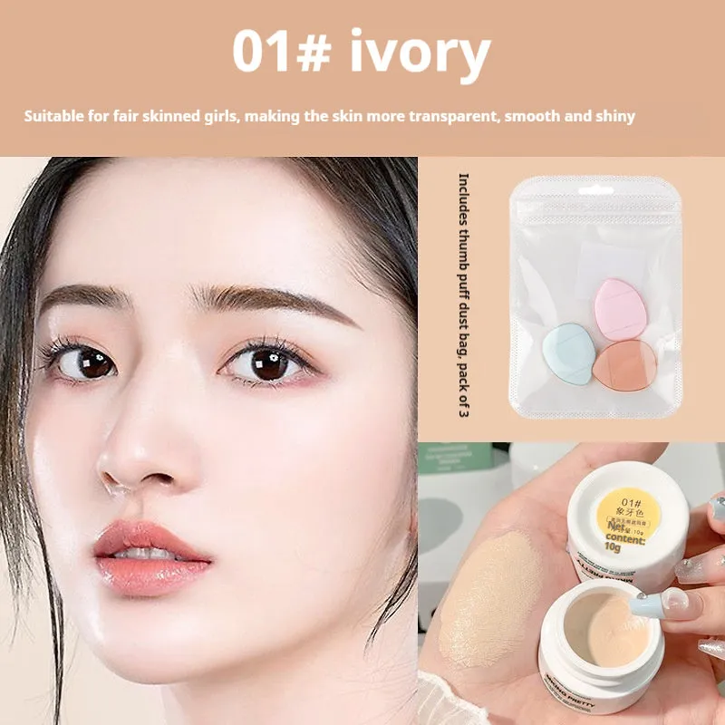 Women's moisturising non marking anti sweat concealer in three shades: Ivory, Natural, Beige