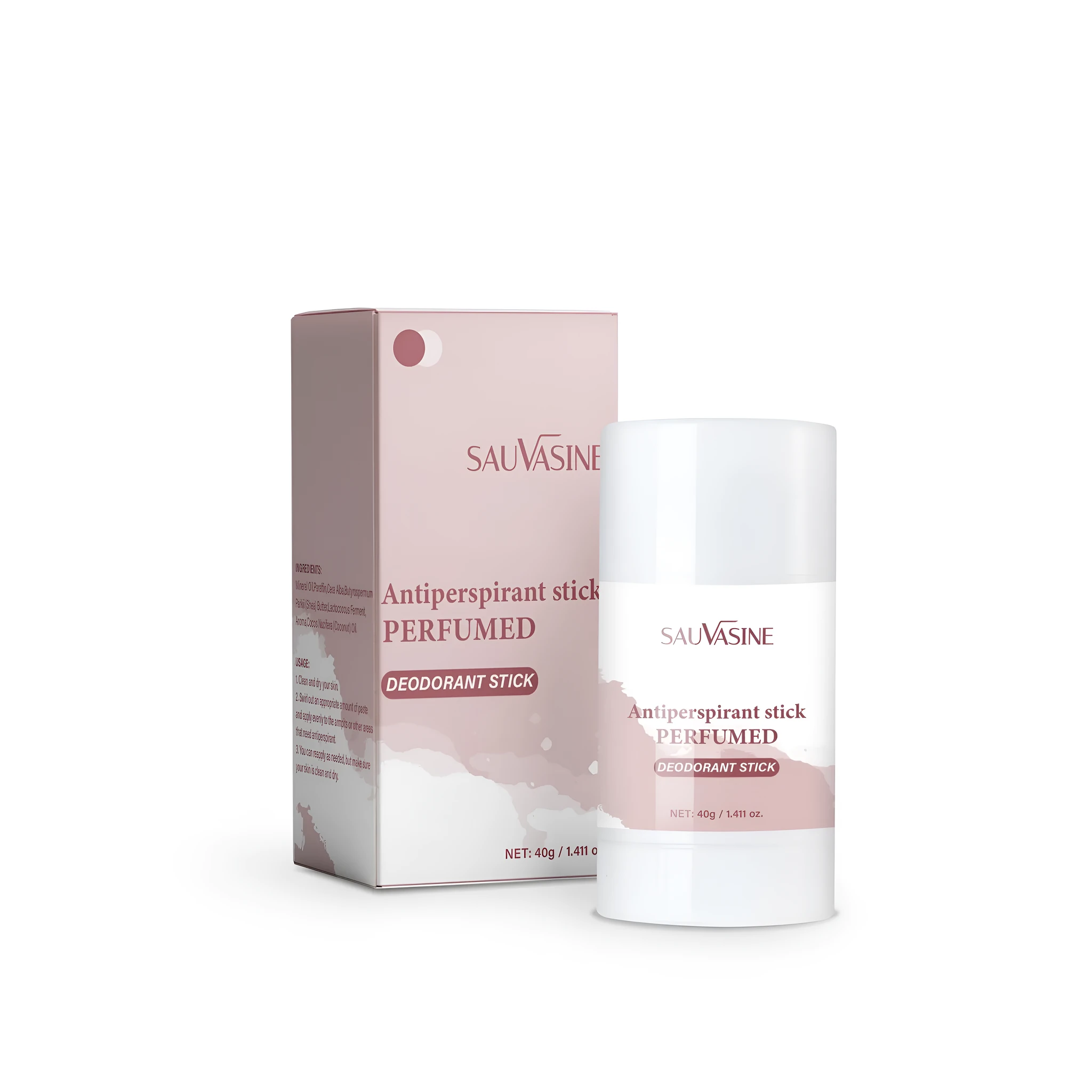 40g neutral deodorant stick for armpit odour control with anti-perspirant formula