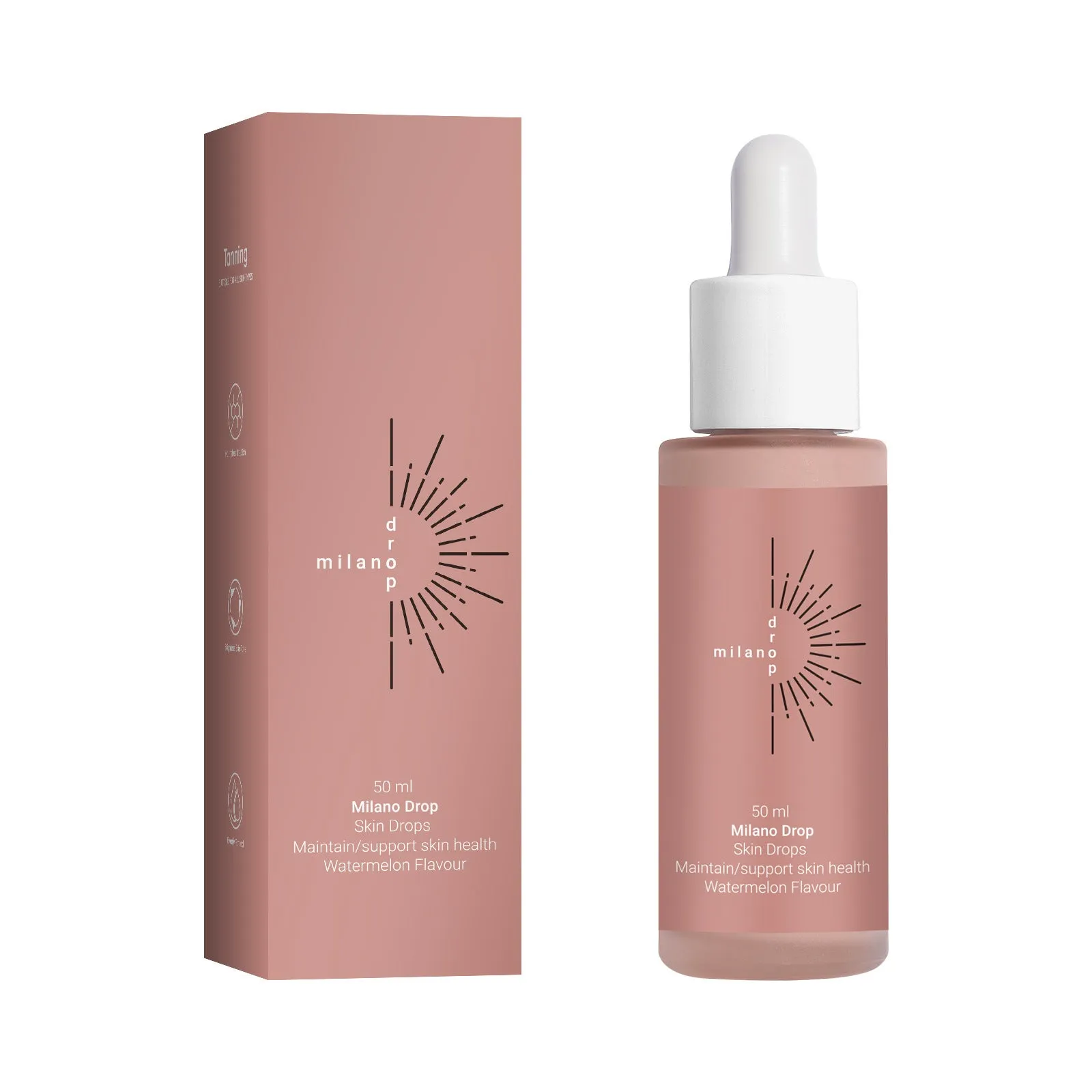 Tanning face serum 50ml bottle blackening agent for bed and outdoor use universal skin type