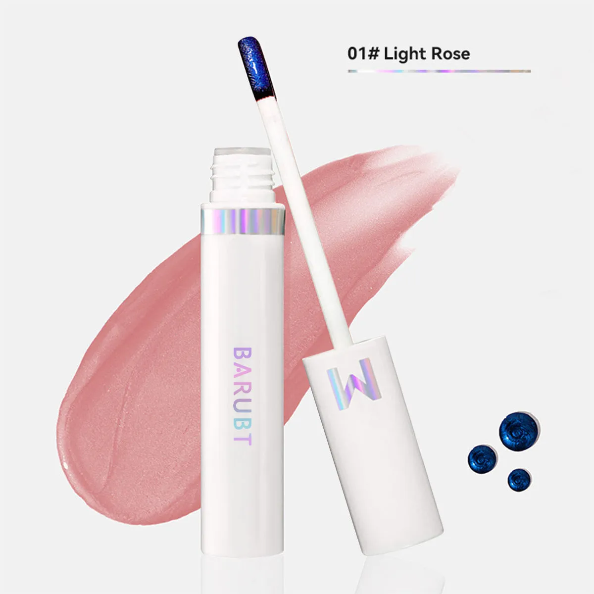 Long lasting waterproof nonstick cup matte lip lacquer in seven shades from light rose to toffee rose
