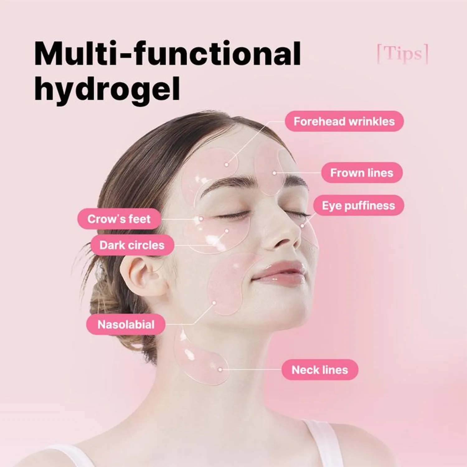 Collagen and glycerin hydrating eye mask 30g jar for anti-wrinkle firming
